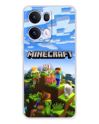 Чохол для OPPO Reno13 Pro з картинкою «Minecraft класичний світ» Чохол для OPPO Reno13 Pro з картинкою «Minecraft класичний світ»