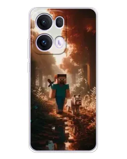 Чохол для OPPO Reno13 Pro з картинкою «Стів у лісі»