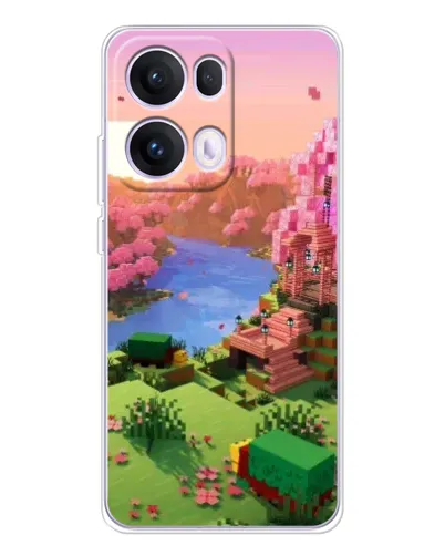 Чохол для OPPO Reno13 Pro з картинкою «Рожеве дерево Minecraft» Чохол для OPPO Reno13 Pro з картинкою «Рожеве дерево Minecraft»