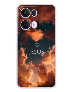 Чохол для OPPO Reno13 Pro з картинкою «Сяйво Імені Jesus»