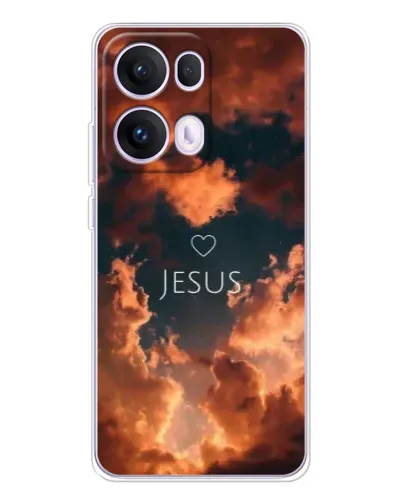 Чохол для OPPO Reno13 Pro з картинкою «Сяйво Імені Jesus»