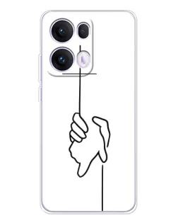 Чохол для OPPO Reno13 Pro з картинкою «Рука тримає»