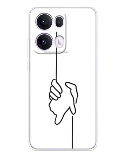 Чохол для OPPO Reno13 Pro з картинкою «Рука тримає»