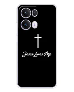 Чохол для OPPO Reno13 Pro з картинкою «Ісус любить тебе»