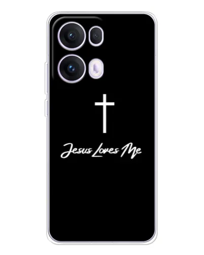 Чохол для OPPO Reno13 Pro з картинкою «Ісус любить тебе»