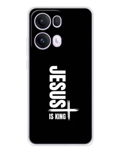 Чохол для OPPO Reno13 Pro з картинкою «Вертикаль віри Jesus»