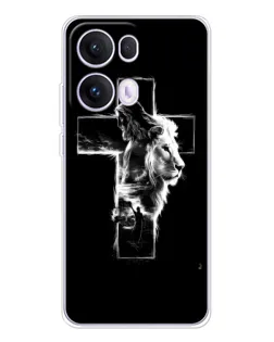 Чохол для OPPO Reno13 Pro з картинкою «Сяючий хрест Jesus»