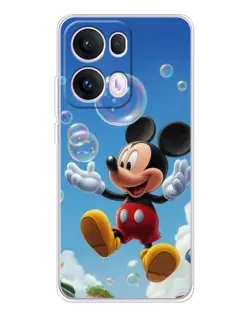 Чехол для OPPO Reno13 Pro с картинкой «Mickey и мыльные пузыри» Чехол для OPPO Reno13 Pro с картинкой «Mickey и мыльные пузыри»