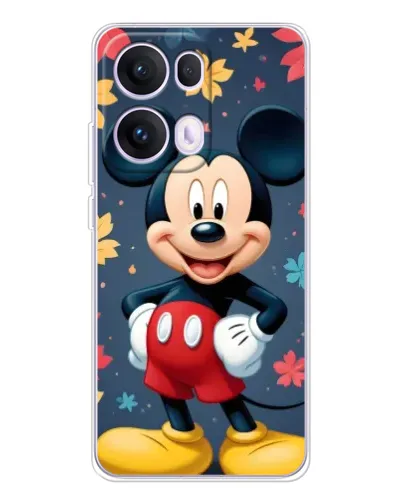 Чехол для OPPO Reno13 Pro с картинкой «Осенний Mickey Mouse»