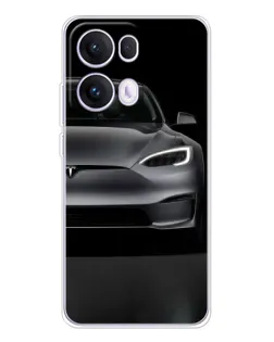 Чохол для OPPO Reno13 Pro з картинкою «Tesla Model S Look»