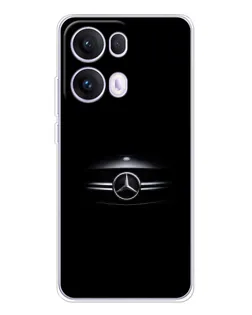 Чохол для OPPO Reno13 Pro з картинкою «Mercedes — абстрактні лінії»