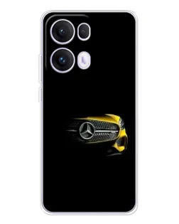 Чехол для OPPO Reno13 Pro с картинкой «Mercedes — ретро стиль»
