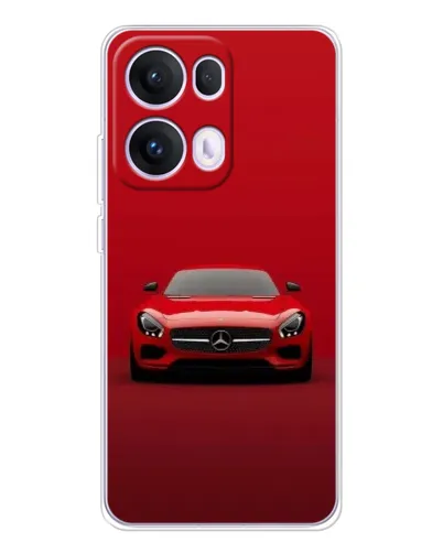 Чехол для OPPO Reno13 Pro с картинкой «Красный Mercedes AMG» Чехол для OPPO Reno13 Pro с картинкой «Красный Mercedes AMG»
