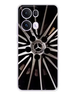 Чехол для OPPO Reno13 Pro с картинкой «Диск Mercedes»