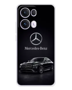 Чехол для OPPO Reno13 Pro с картинкой «Mercedes — решетка радиатора»