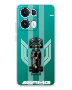 Чехол для OPPO Reno13 Pro с картинкой «Mercedes AMG Petronas»