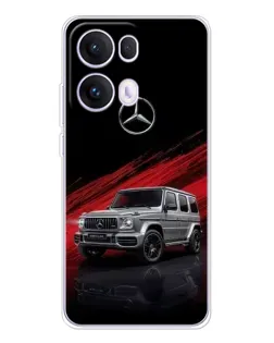 Чехол для OPPO Reno13 Pro с картинкой «Mercedes G-Class красный»