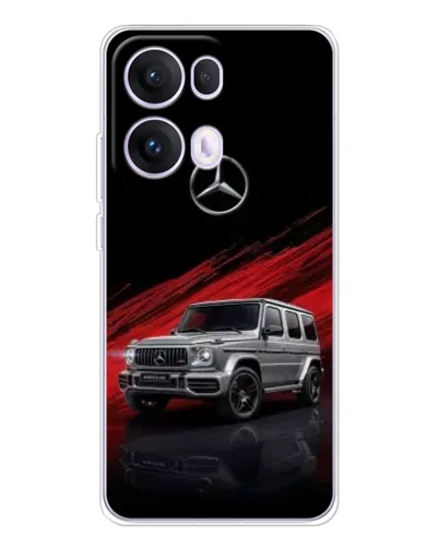 Чехол для OPPO Reno13 Pro с картинкой «Mercedes G-Class красный» Чехол для OPPO Reno13 Pro с картинкой «Mercedes G-Class красный»
