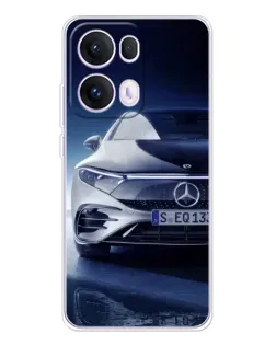 Чехол для OPPO Reno13 Pro с картинкой «Mercedes EQ — будущее»