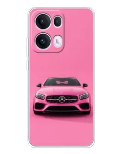 Чехол для OPPO Reno13 Pro с картинкой «Розовый Mercedes AMG» Чехол для OPPO Reno13 Pro с картинкой «Розовый Mercedes AMG»