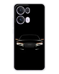 Чохол для OPPO Reno13 Pro з картинкою «Audi — нічний контур»