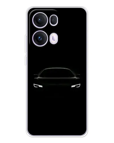 Чохол для OPPO Reno13 Pro з картинкою «Погляд Audi у темряві»