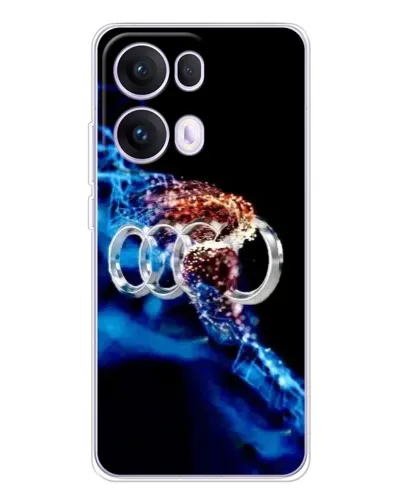 Чохол для OPPO Reno13 Pro з картинкою «Енергія лого Audi»