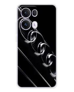 Чохол для OPPO Reno13 Pro з картинкою «Audi — абстрактні кільця»