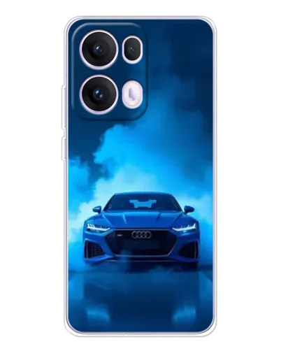 Чохол для OPPO Reno13 Pro з картинкою «Audi — блакитна енергія»