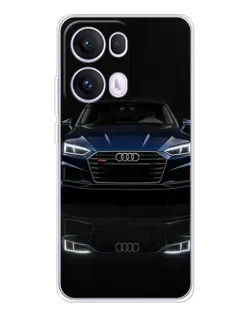 Чохол для OPPO Reno13 Pro з картинкою «Audi — нічне відображення»