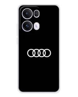 Чохол для OPPO Reno13 Pro з картинкою «Audi White Logo»