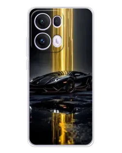 Чохол для OPPO Reno13 Pro з картинкою «Нічний Lamborghini драйв»