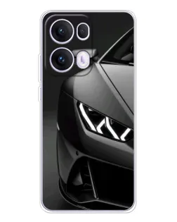 Чохол для OPPO Reno13 Pro з картинкою «Lamborghini фари деталізація»