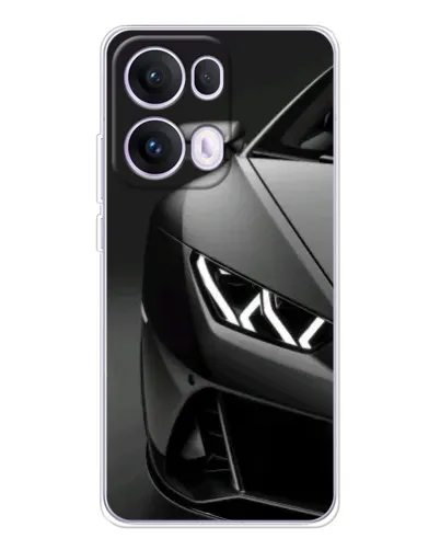 Чохол для OPPO Reno13 Pro з картинкою «Lamborghini фари деталізація»
