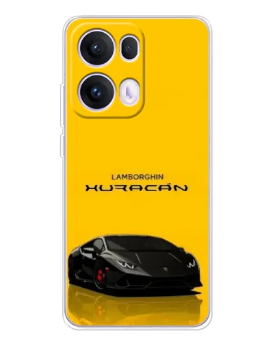 Чохол для OPPO Reno13 Pro з картинкою «Lamborghini Huracan чорний»
