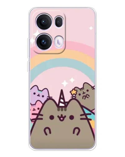 Чохол для OPPO Reno13 Pro з картинкою «Єдиноріг Pusheen» Чохол для OPPO Reno13 Pro з картинкою «Єдиноріг Pusheen»