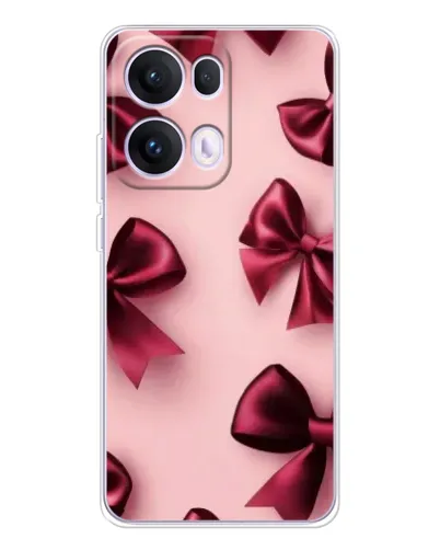 Чохол для OPPO Reno13 Pro з картинкою «Бордовий атлас»