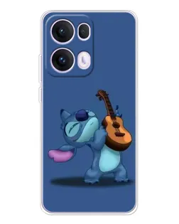 Чехол для OPPO Reno13 Pro с картинкой «Стич с укулеле»