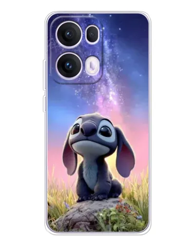 Чехол для OPPO Reno13 Pro с картинкой «Стич на рассвете»