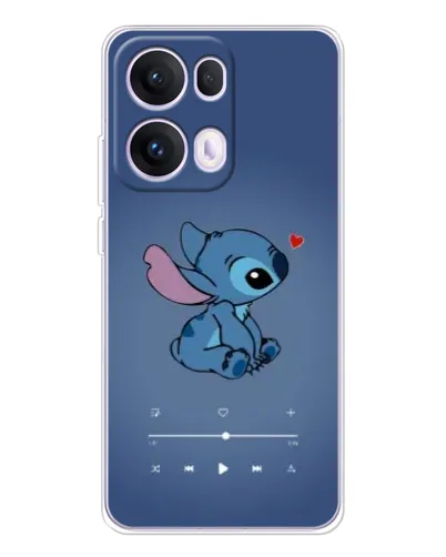 Чехол для OPPO Reno13 Pro с картинкой «Музыкальный Stitch»