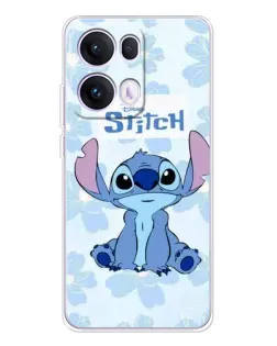 Чехол для OPPO Reno13 Pro с картинкой «Stitch среди цветов»