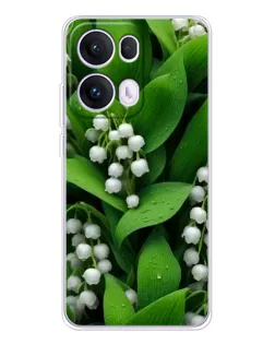 Чохол для OPPO Reno13 Pro з картинкою «Конвалії в зелені»