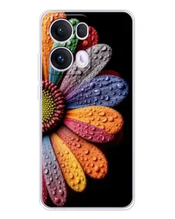 Чохол для OPPO Reno13 Pro з картинкою «Райдужна квітка»