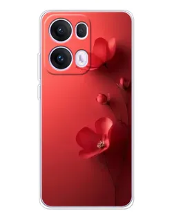 Чохол для OPPO Reno13 Pro з картинкою «Макові суцвіття»