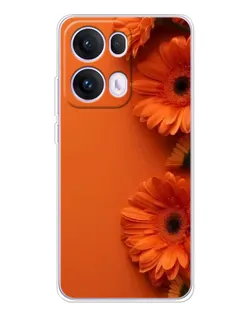 Чохол для OPPO Reno13 Pro з картинкою «Помаранчеві гербери»
