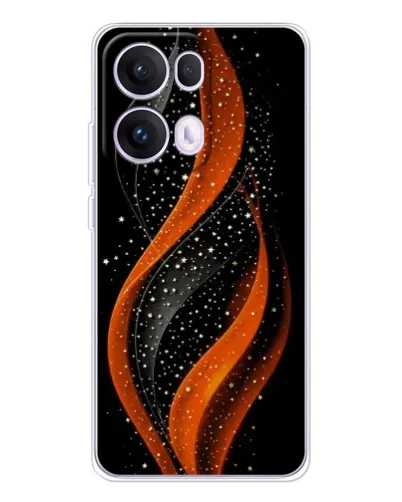 Чохол для OPPO Reno13 Pro з картинкою «Вогняна зоряна хвиля»