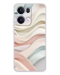 Чохол для OPPO Reno13 Pro з картинкою «Пастельні ніжні хвилі»