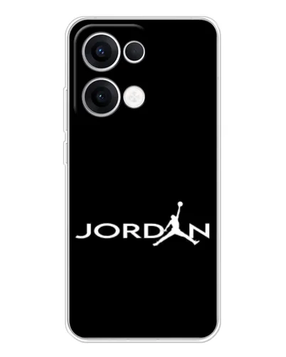 Чохол для OPPO Reno13 з картинкою «Jordan White Logo» Чохол для OPPO Reno13 з картинкою «Jordan White Logo»