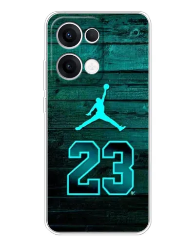 Чохол для OPPO Reno13 з картинкою «Jordan Cyan 23» Чохол для OPPO Reno13 з картинкою «Jordan Cyan 23»