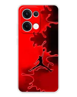 Чохол для OPPO Reno13 з картинкою «Jordan Red Smoke»